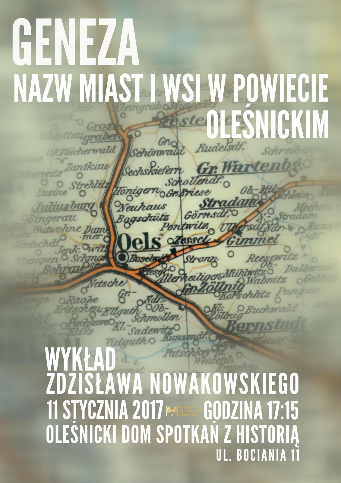 Wykład „Geneza nazw miast i wsi w powiecie oleśnickim”